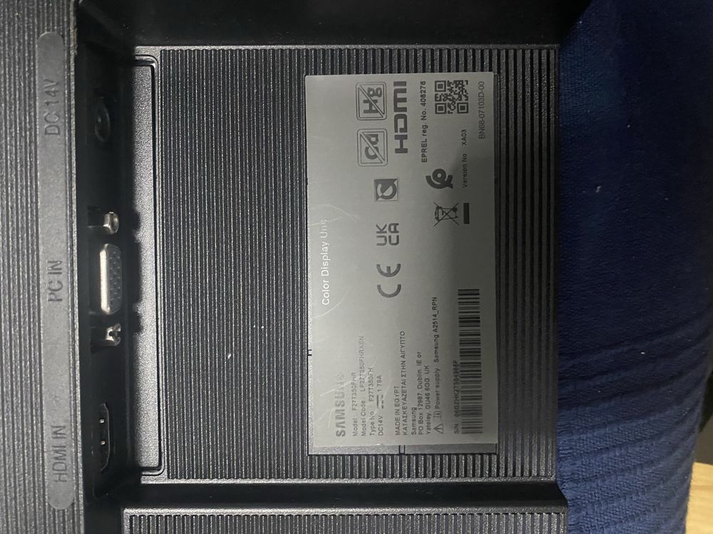 Monitor samsung 27