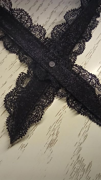 Набір аксесуарів з натуральної шкіри, маска, HANDMADE