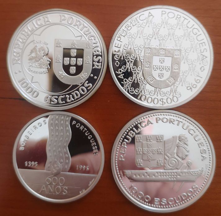 moedas prata proof datas 1995,  1996 (#4)