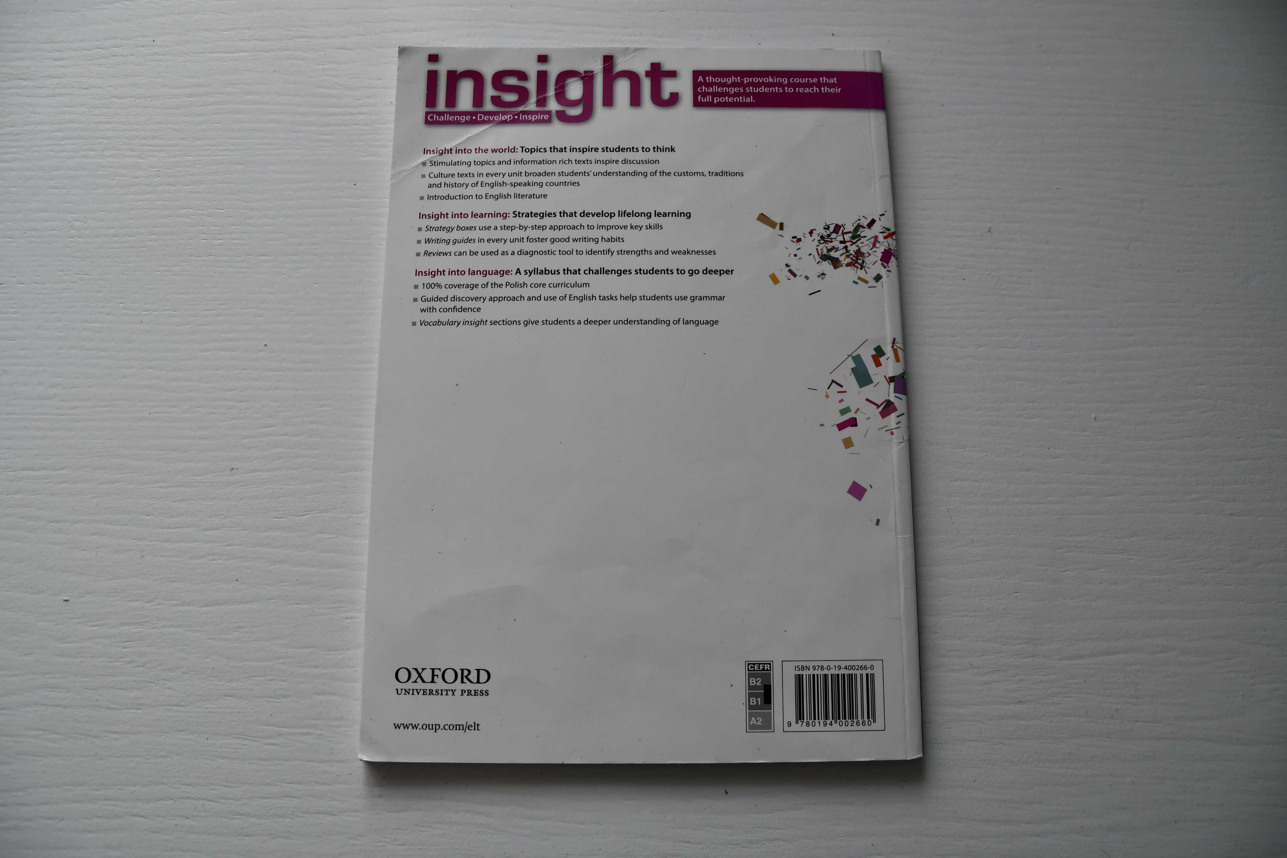 Insight Intermediate Student’s Book