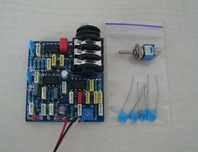 Złożona płytka PCB -  symulator kolumny gitarowej (kabsim)