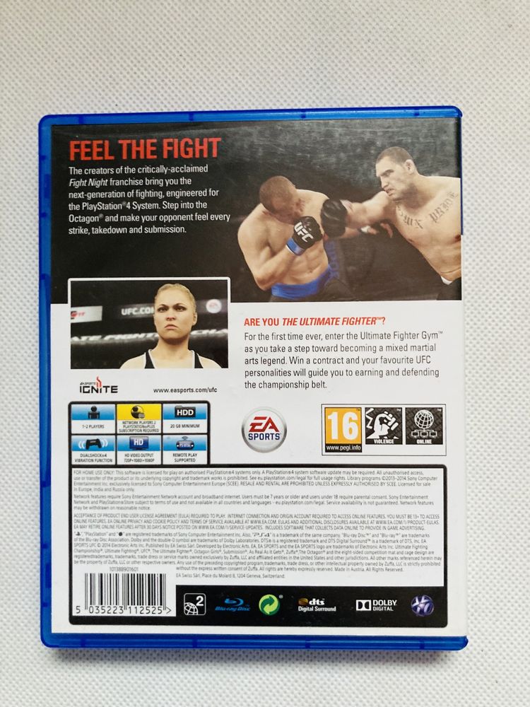 Gra UFC na Konsolę PS4