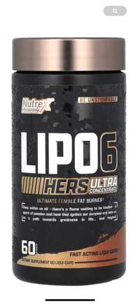 LIPO-6 Black Hers, ультраконцентрат,для зниження ваги60, чорних капсул