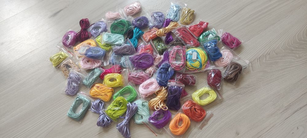 Sznurki satynowe do rękodzieła