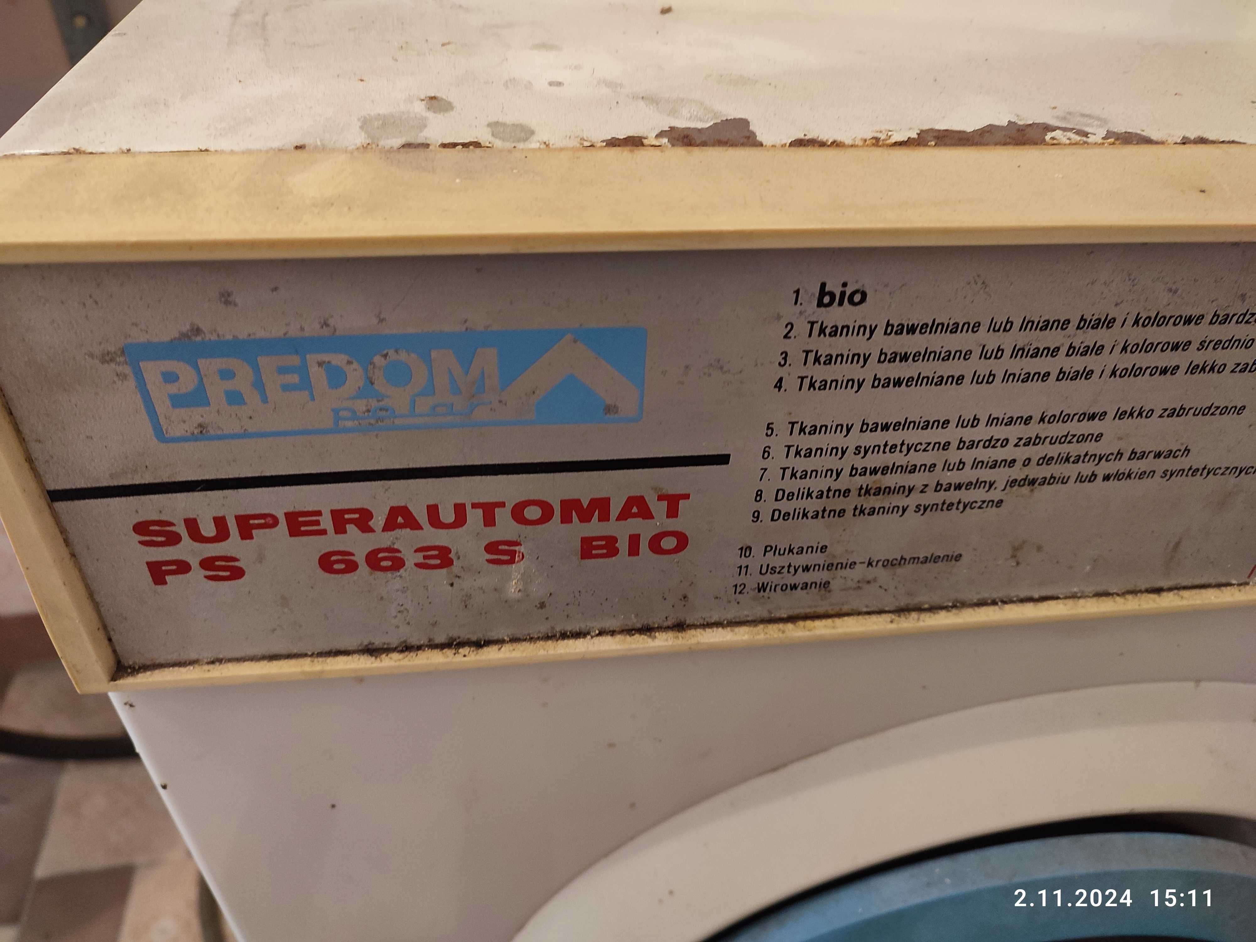 40 letnia pralka Predom Polar