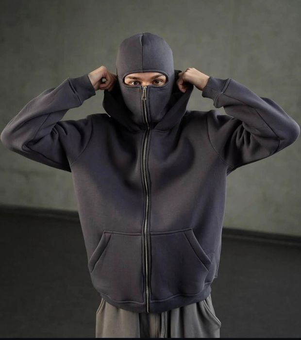 ‼️Теплий чоловічий худі з балаклавою - 640 грн