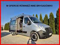 Opel Movano 2.3 165KM Brygadówka L3H2 Bliźniaki  Dubel 6-osób, Nie Master, Klima, 213tys, Bagażnik, Sprowadzony, TOP!
