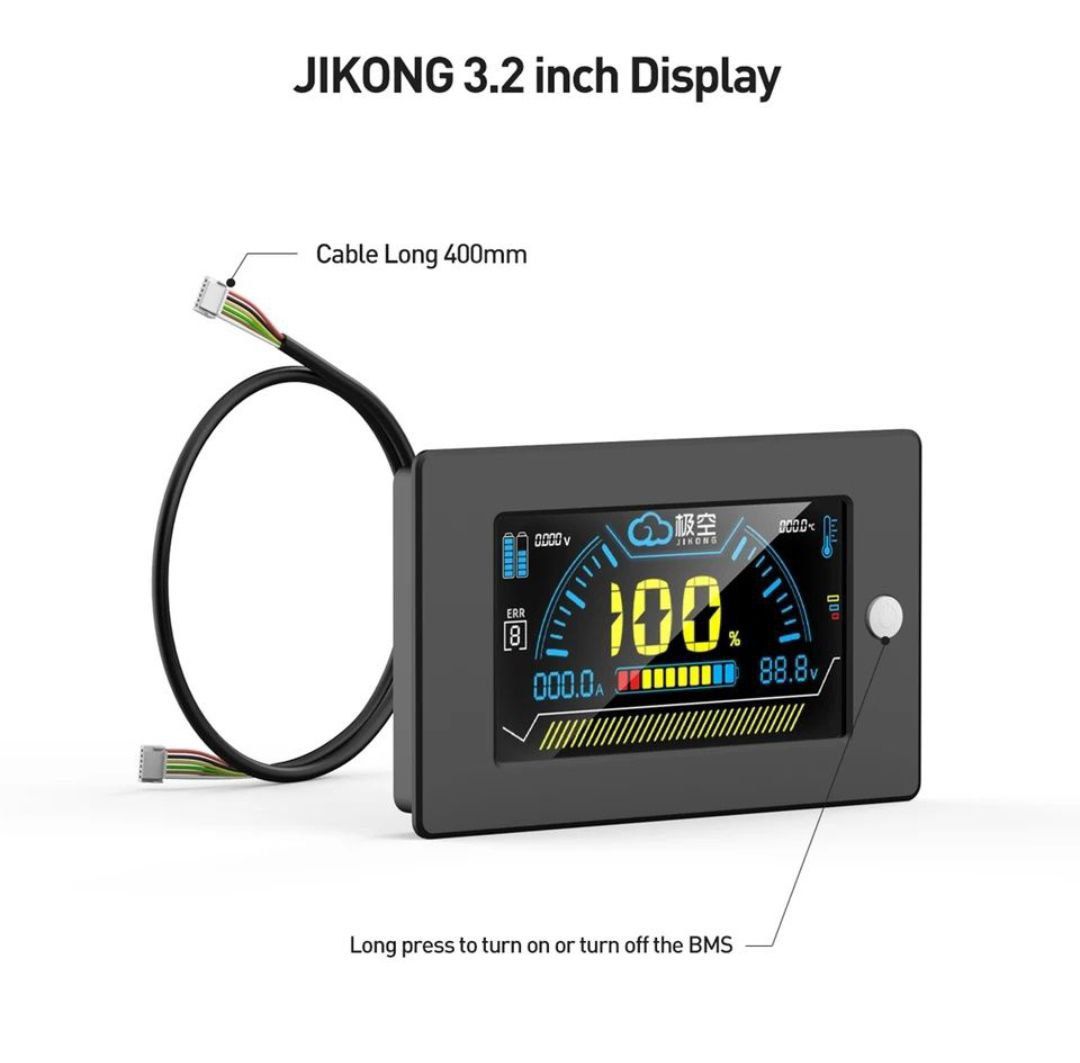 Дисплей 3,2" Jikong Smart BMS (экран) для батареи