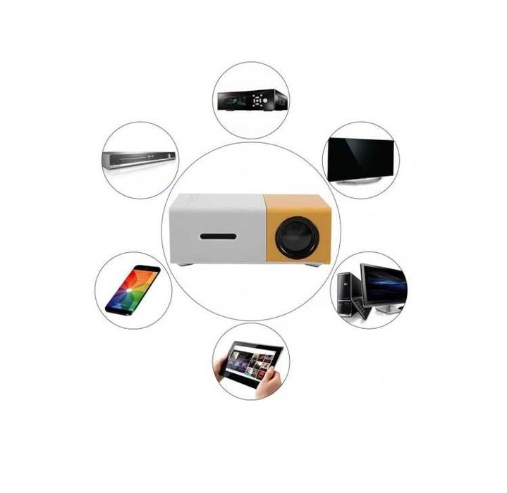 Projektor Rzutnik Przenośne Kino Domowe MINI LED FULL HD USB DO FILMÓW