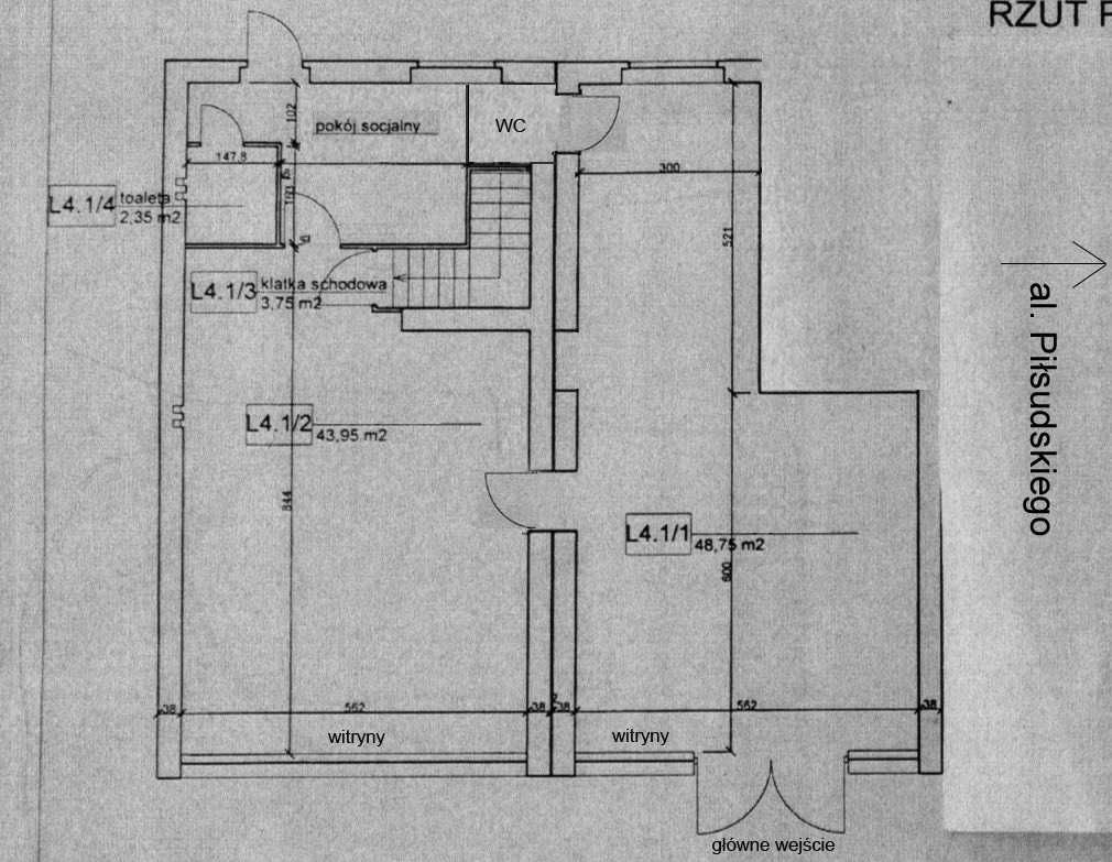 Lokal dla branży kosmetycznej 110m2 Piłsudskiego koło Mostu Lwowskiego