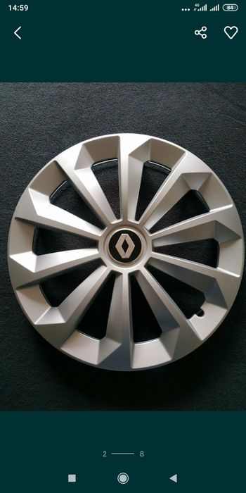 Колпаки Рено ковпаки на колеса Renault  r15 радиус есть все размеры