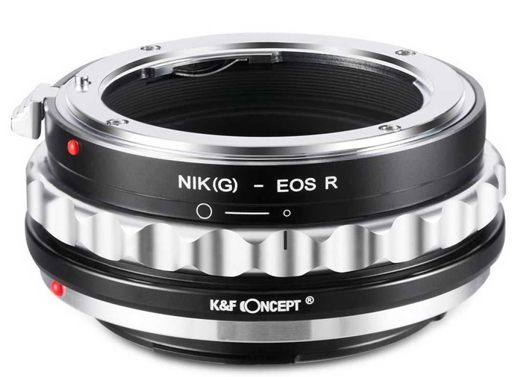 Adapter Nikon (G) na EOS R EF-R Canon K&F Concept przejściówka 2024