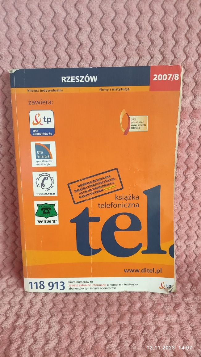 Książka telefoniczna Rzeszów i okolice