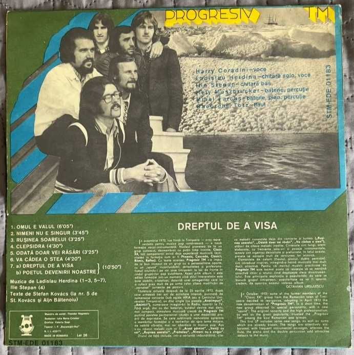 Proresiv TM - Dreptyl De A Visa. LP. Prog. EX
