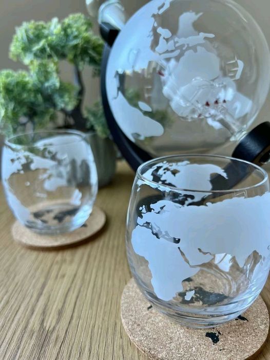 Набор для виски Globus графин 2 стакан + охлаждающие камни подарочный
