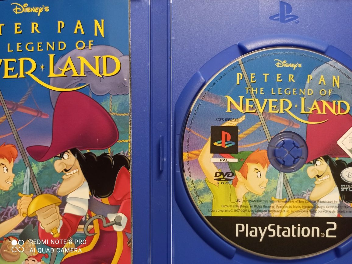 Gra na PlayStation 2 PS2 Peter Pan The Legend of Neverland