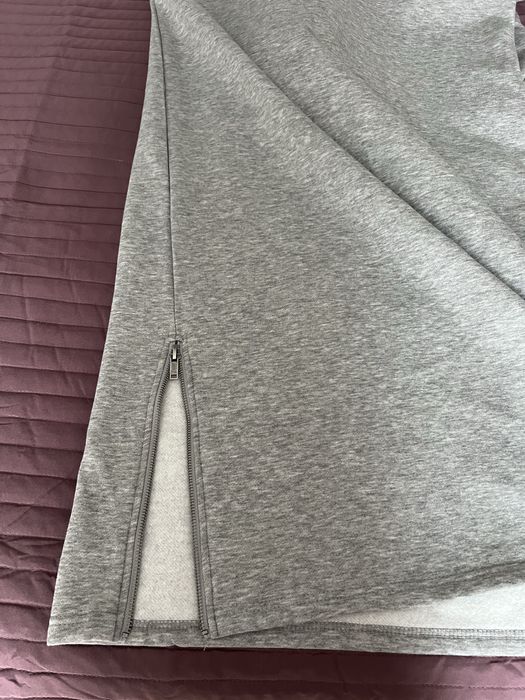 Тепле сіре плаття-худі з капюшоном! Oversize Мяке , затишне й стильне!