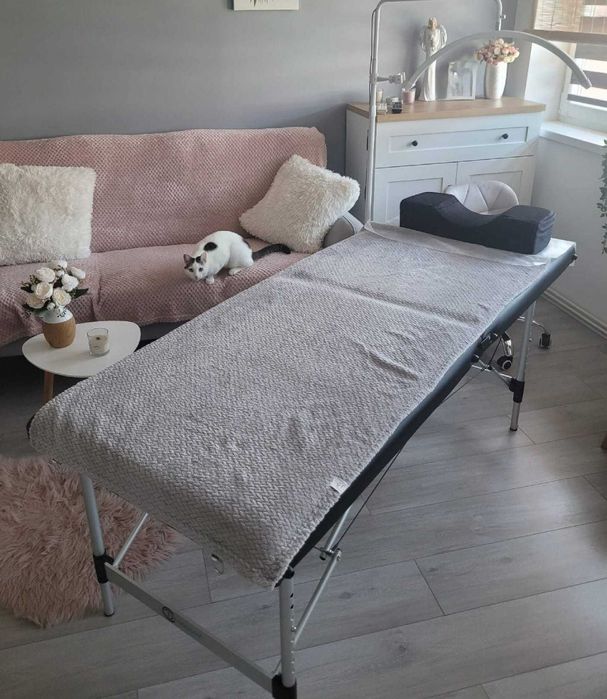 Łóżko kosmetyczne I-COUCOU 70cm SLIM Space + pokrowiec + poduszka