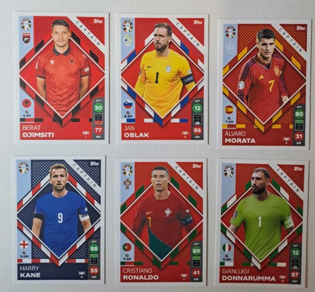 Caderneta completa Topps - Match Attax Lidl UEFA Euro 2024
