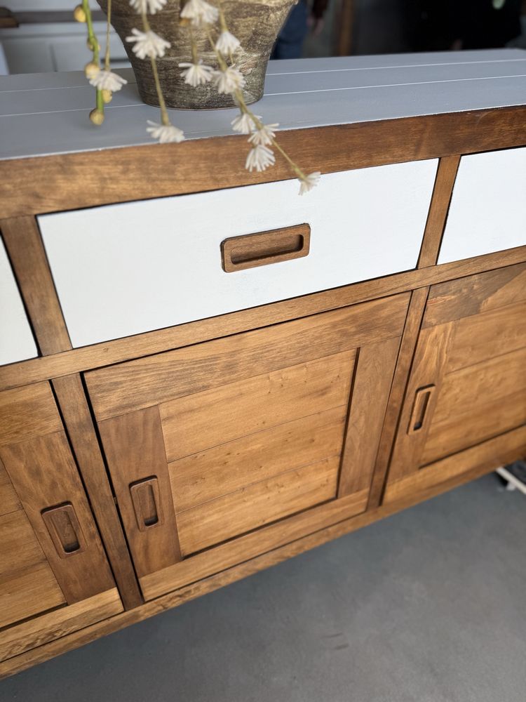 WYPRZEDAZ!!! komoda drewniana cottage boho rustykalna 160