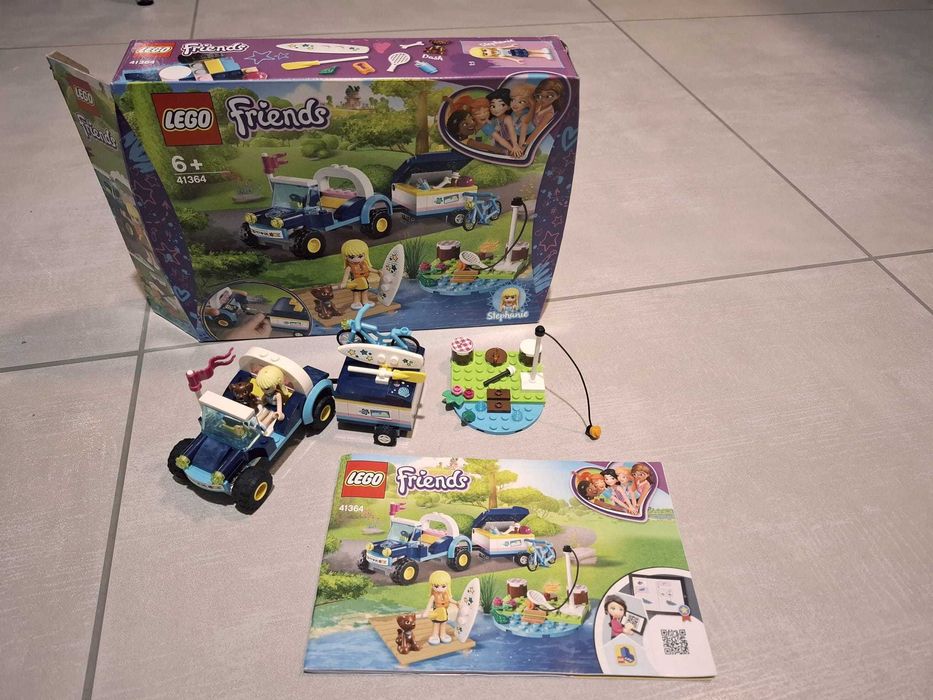 KOMPLETNE LEGO Friends 41364 Łazik z przyczepką Stephanie, GRATISY
