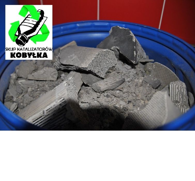 Skup monolitu z katalizatorów i DPF . Spektrometr , młyn HURT ,detal