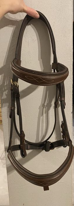 Ogłowie Horze Constance brązowe full