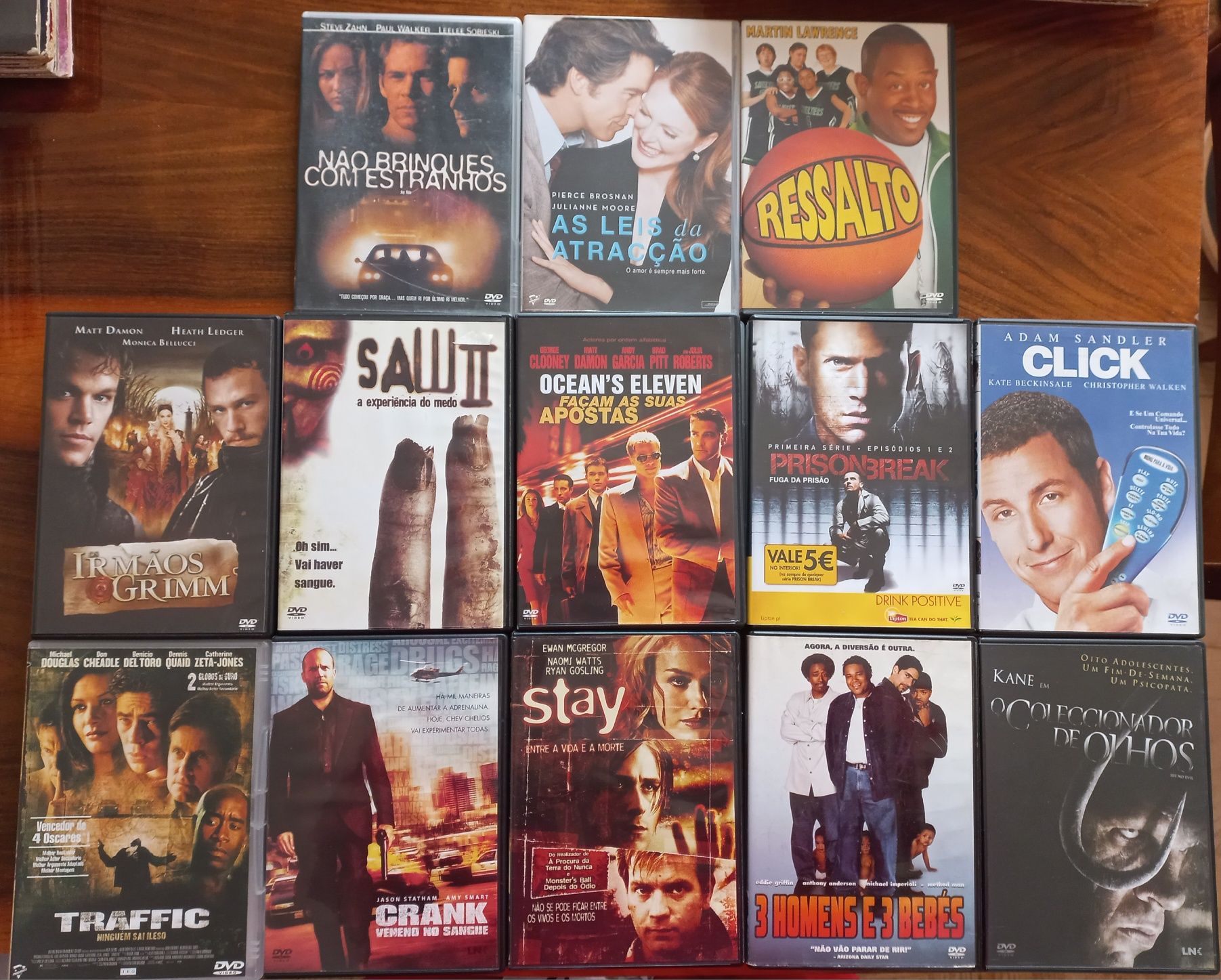 Colecção DVDs - filmes e séries