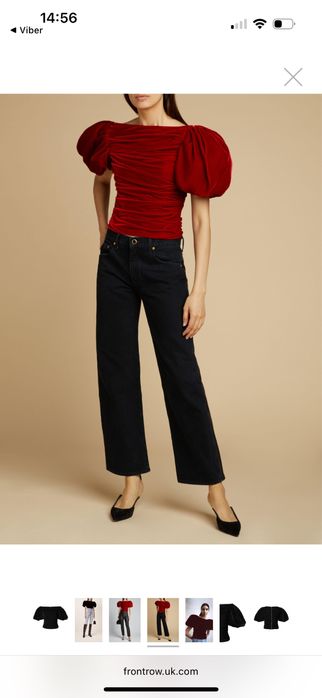 Топ оксамитовий Khaite