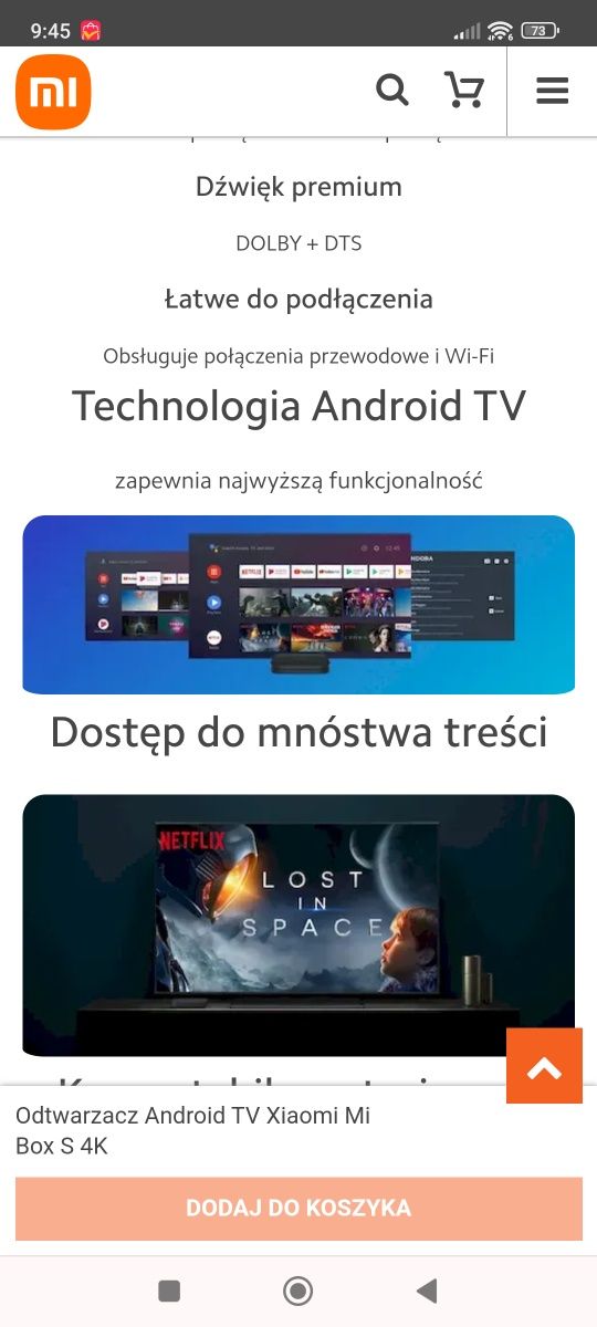 Android tv Xiaomi mi box s 4k