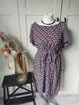 Midi sukienka we wzory wiskoza lato. 6xl. Rozmiar 52