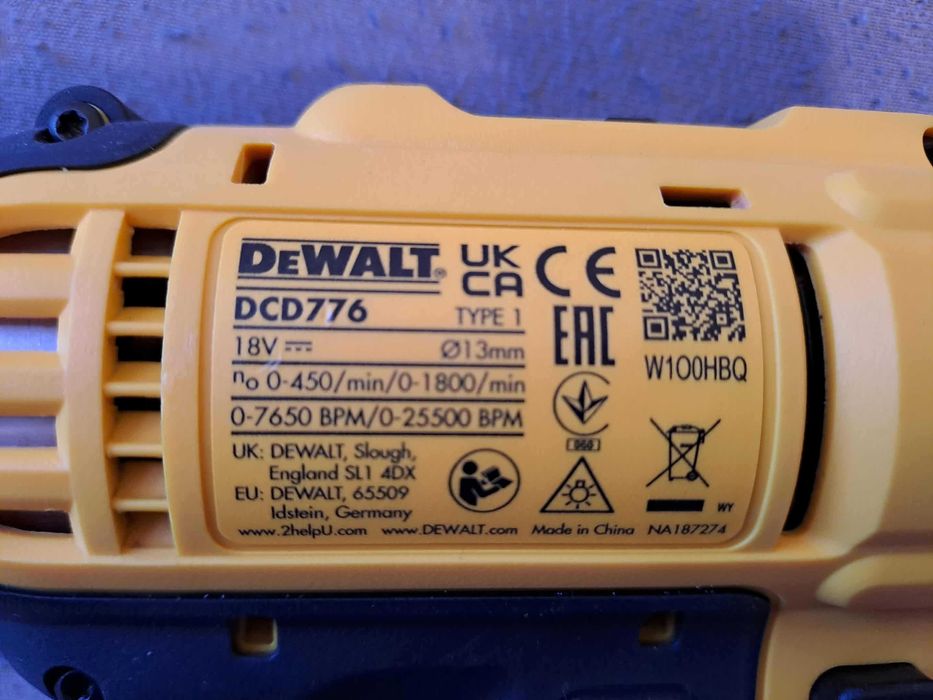 Wiertarko-wkrętarka udarowa DeWalt DCD776