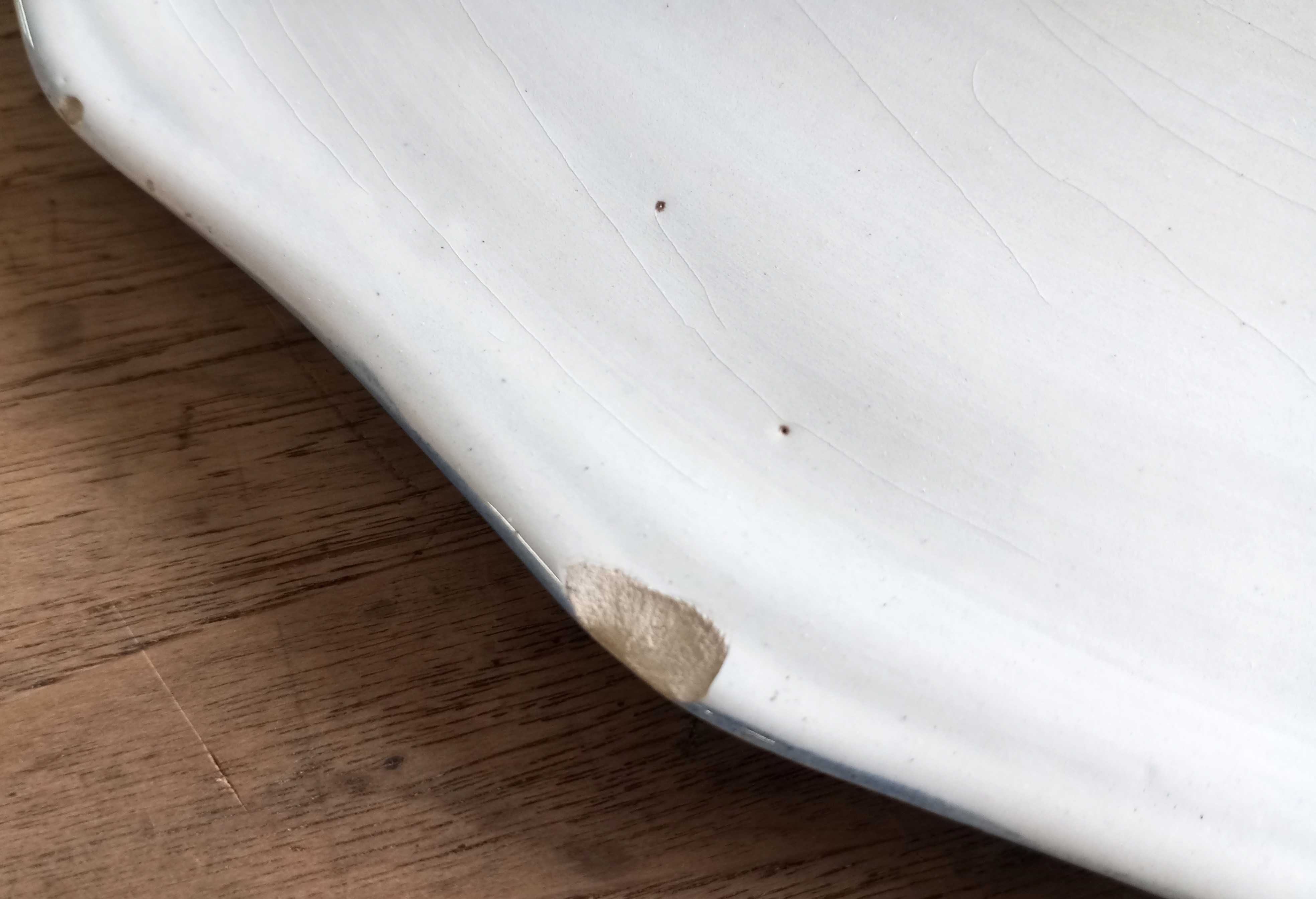 Antigo prato em faiança Carvalhinho Porto 39 cm