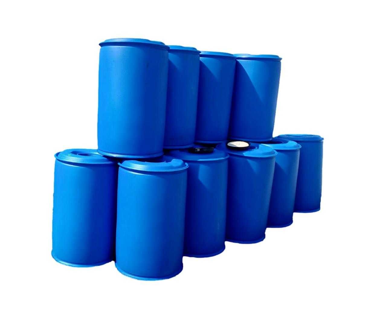 Beczki plastikowe 250L używane – po spożywce, szczelne, jak nowe!