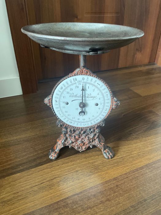 Zabytkowa waga niemiecka ok. 1910 rok