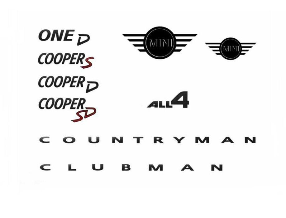 Значок Mini Cooper F54 F55 F56 F57 F60 емблема напис логотип шильдик