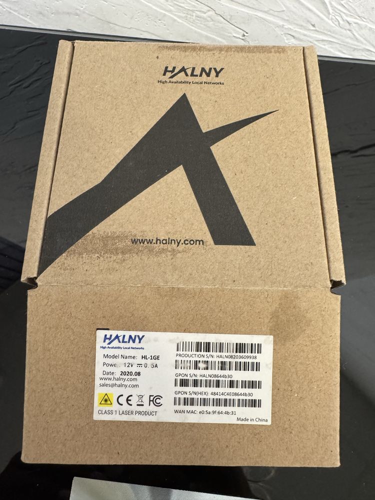 HALNy NETWORK HL-1GE GPON ONT światłowodowy terminal