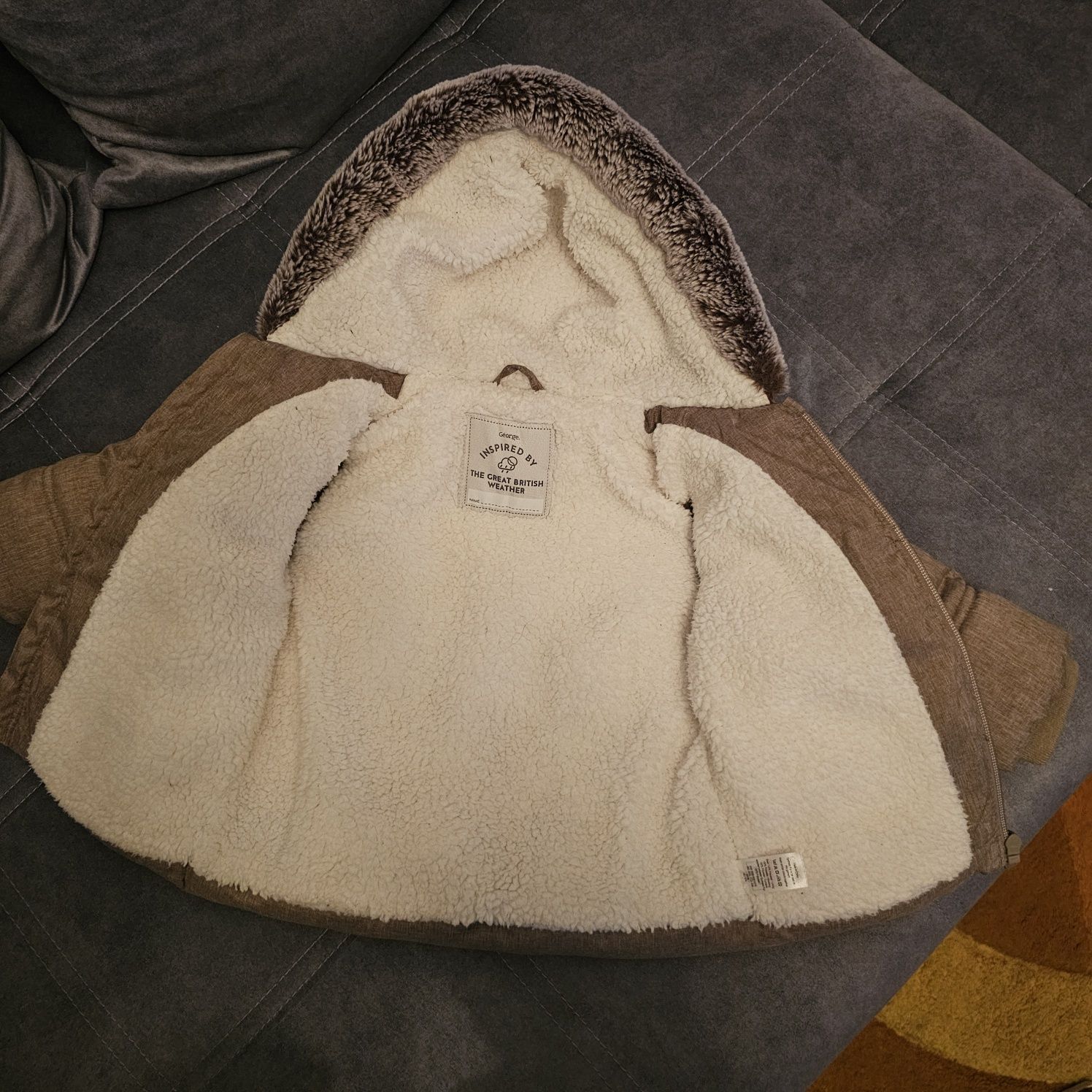 Kurtka zimowa niemowlęca 80 cm