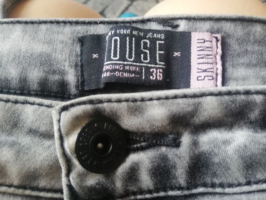 Szare dżinsy Hause rozm 36