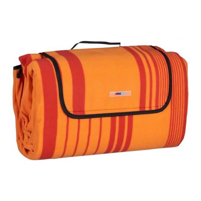 Koc piknikowy XXL aluminiowy spód 9-osobowy wodoodporny RELAXDAYS