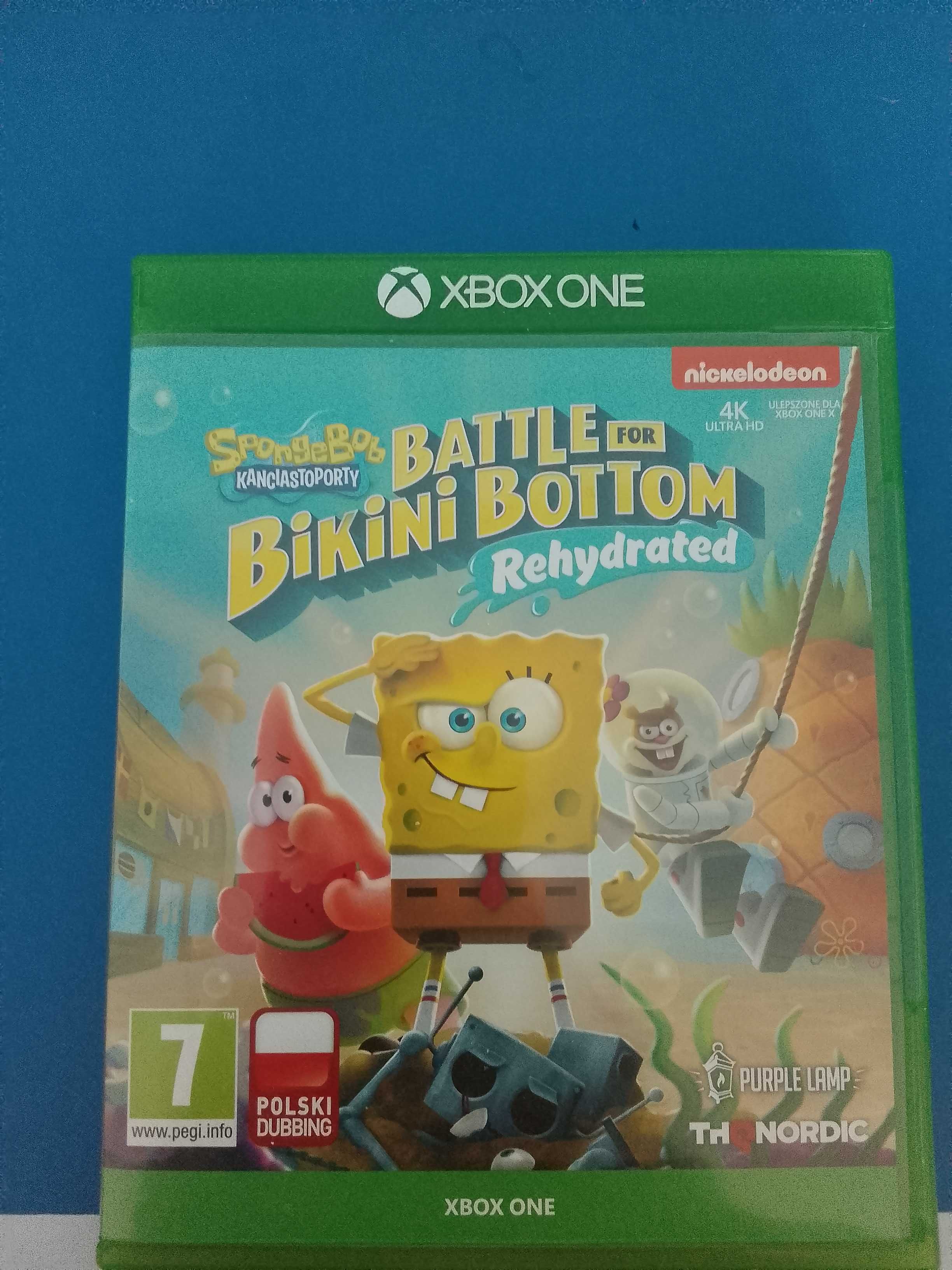 Gra na Xbox One.Spongebob Battle for Bikini Bottom.