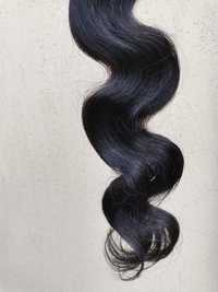 Włosy naturalne ok 53 cm 100 pasm - 123b - fala