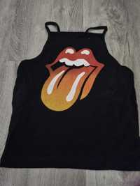 Rolling Stones top czarny 36