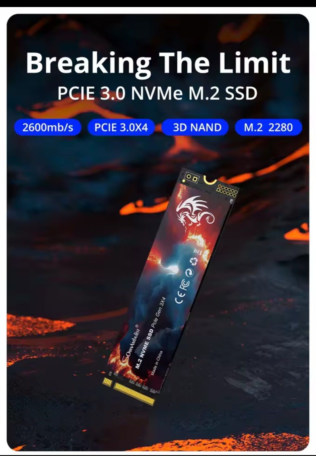 SSD M2 NVME 256gb SomnAmbulist