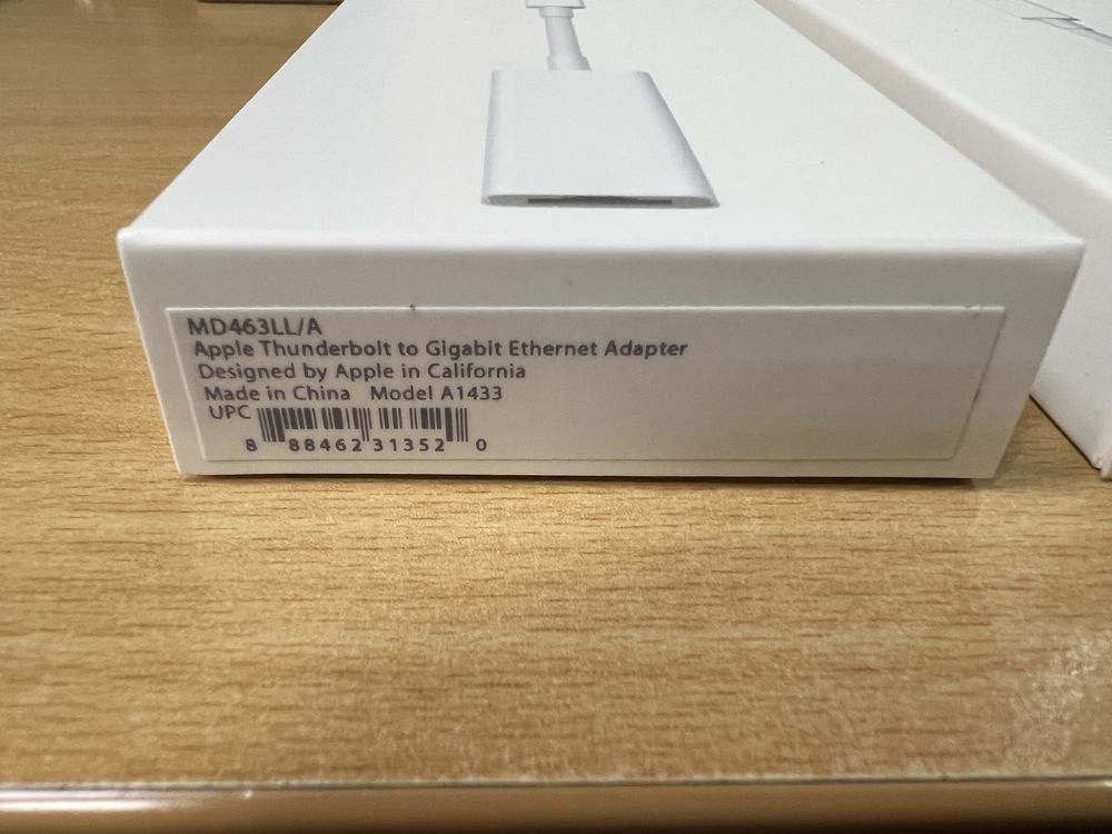 Переходник RJ45 Apple A1433 MD463LL/A