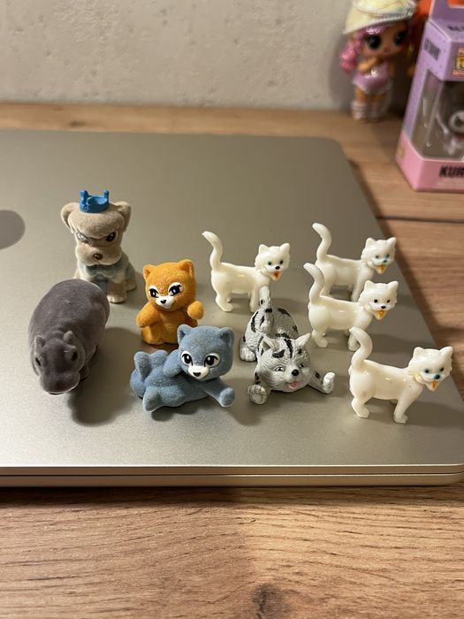 Фігурки собачок та котиків маленькі