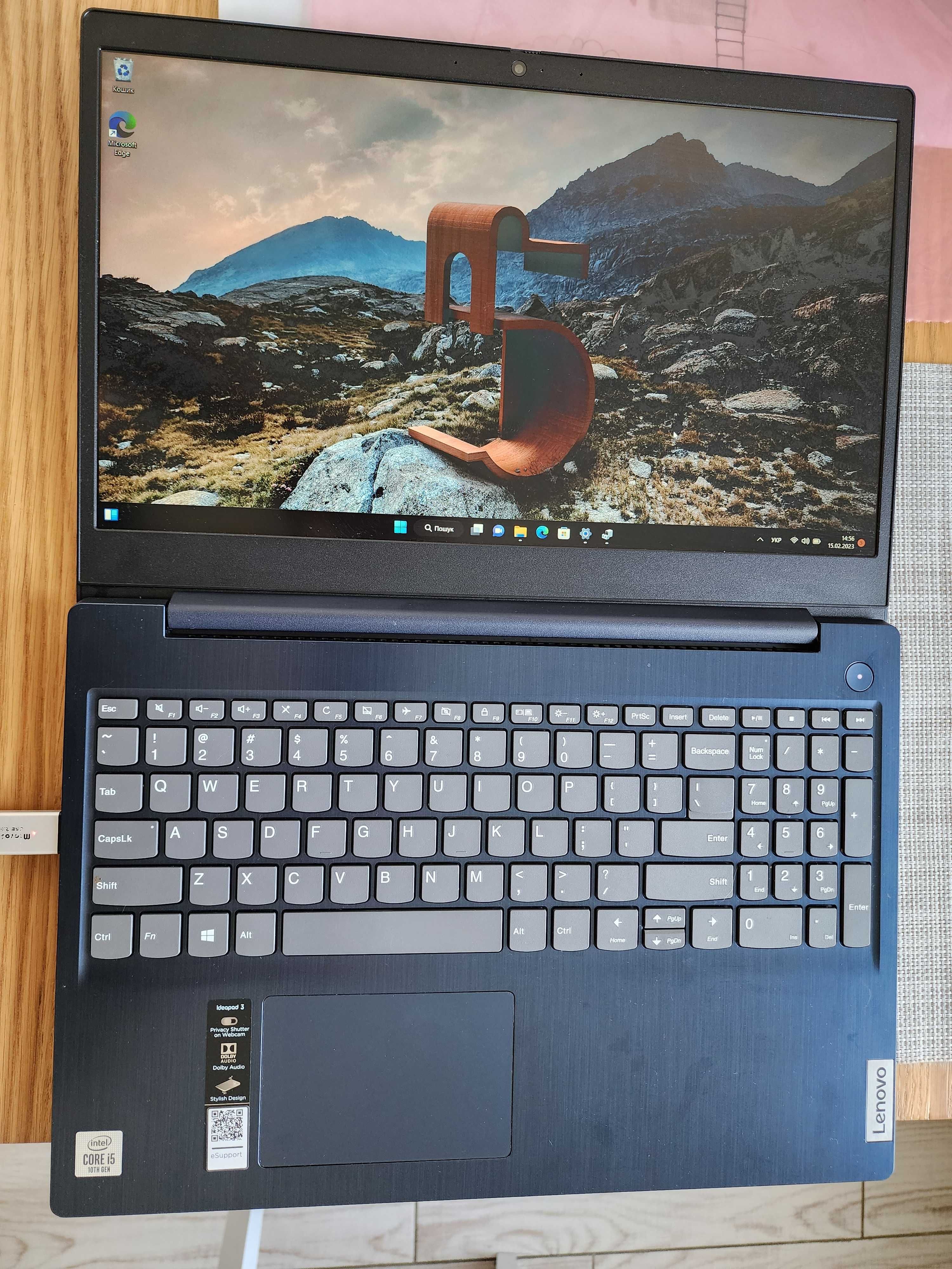 Lenovo Ideapad 3 15IIL05 15.6" FHD 8/256GB i5-1035G1 що Новий