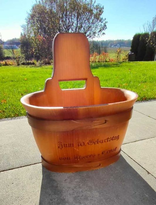 Drewniana donica Vintage