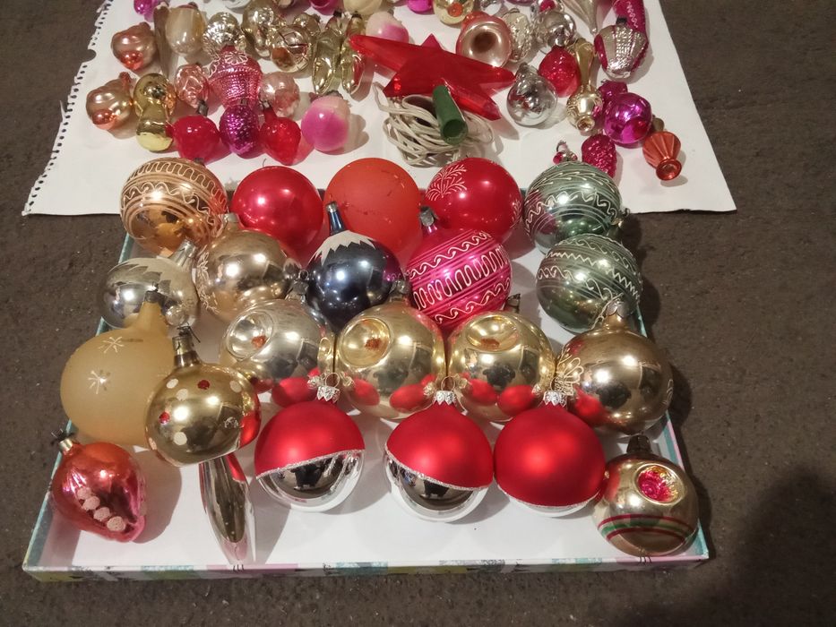 Новогодние ёлочные игрушки СССР