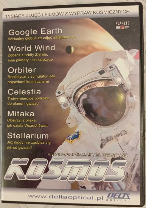 KOSMOS DVD zdjęcia i filmy z wypraw kosmicznych ASTRONOMIA aplikacje